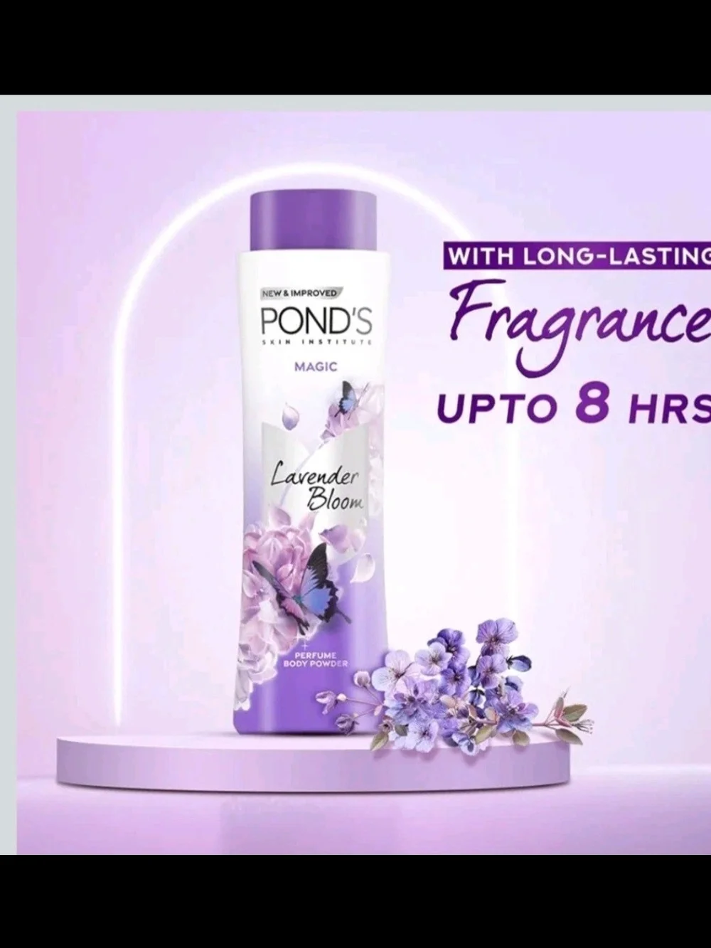 Pond's Magic Lavender Bloom Perfume Body Powder - White (300g)